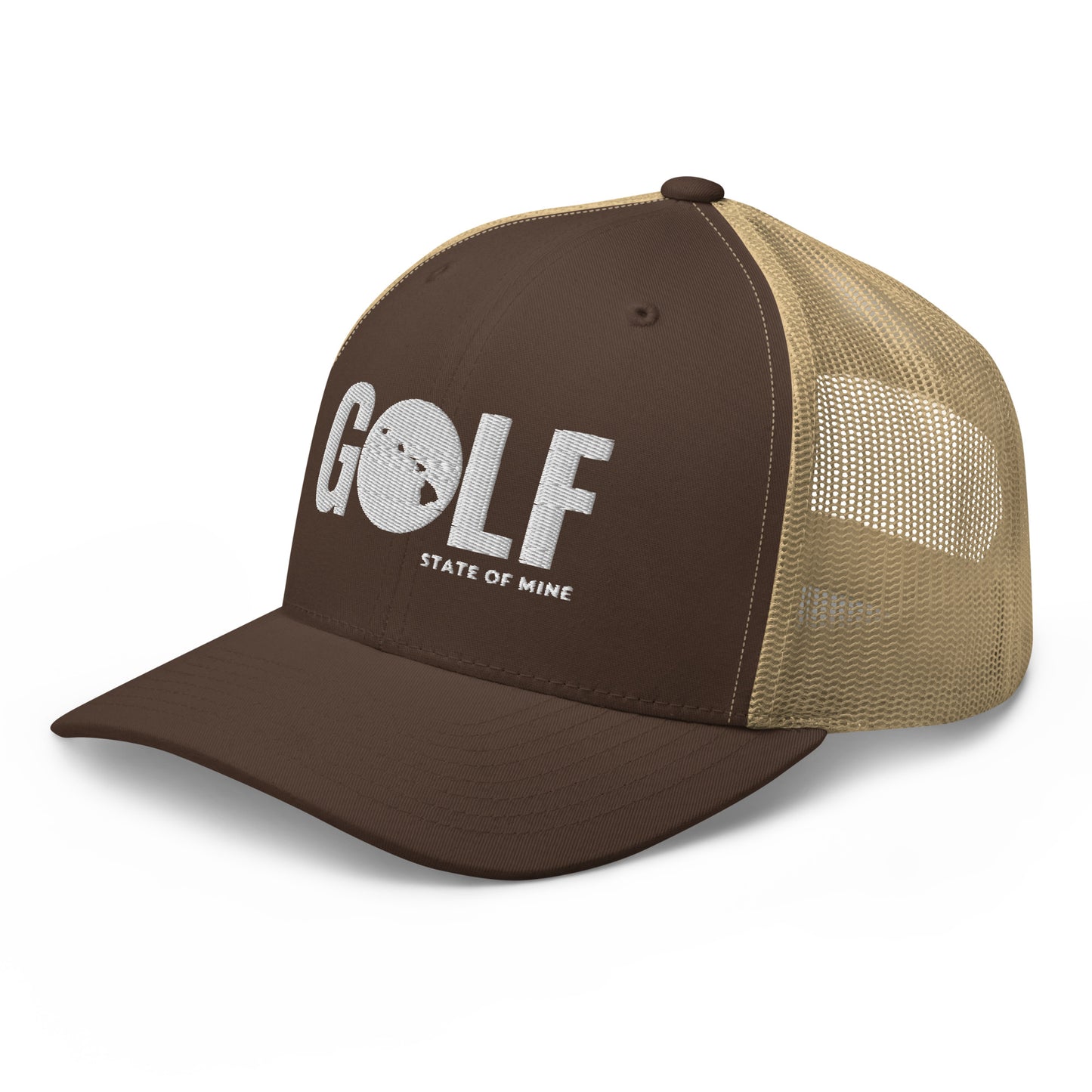 Hawaii Golf State of Mine Trucker Hat